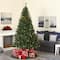 7ft. Pre-Lit Northern Tip Pine Artificial Christmas Tree, Clear LED Lights